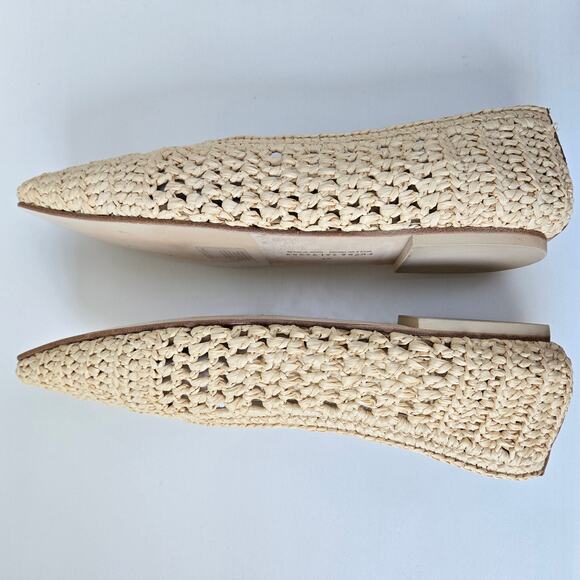 Freda Salvador NEW Jessie Raffia Ballet Flats $395 Preppy Shoes Women Size 9 NWT - Picture 9 of 15